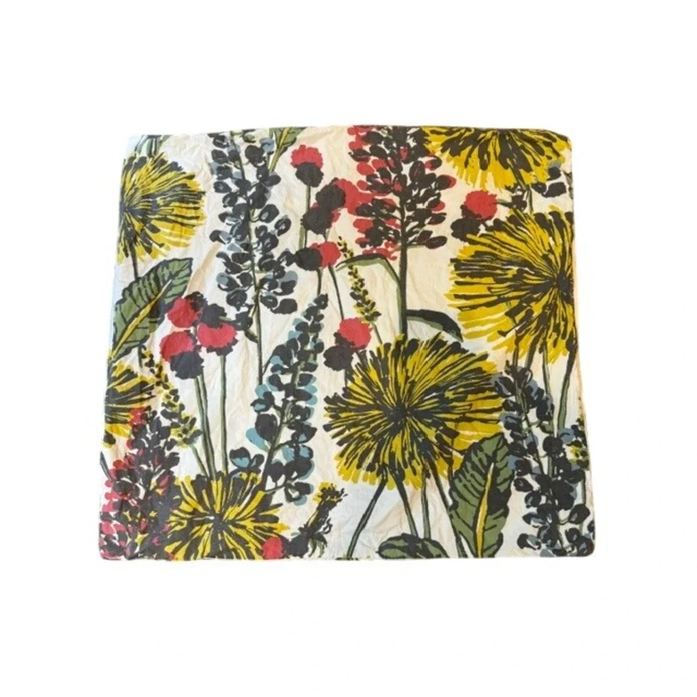 West Elm Botanical Sketch Set of 2 Sketchbook Floral Cotton Set of‎ 2 Euro 23X25